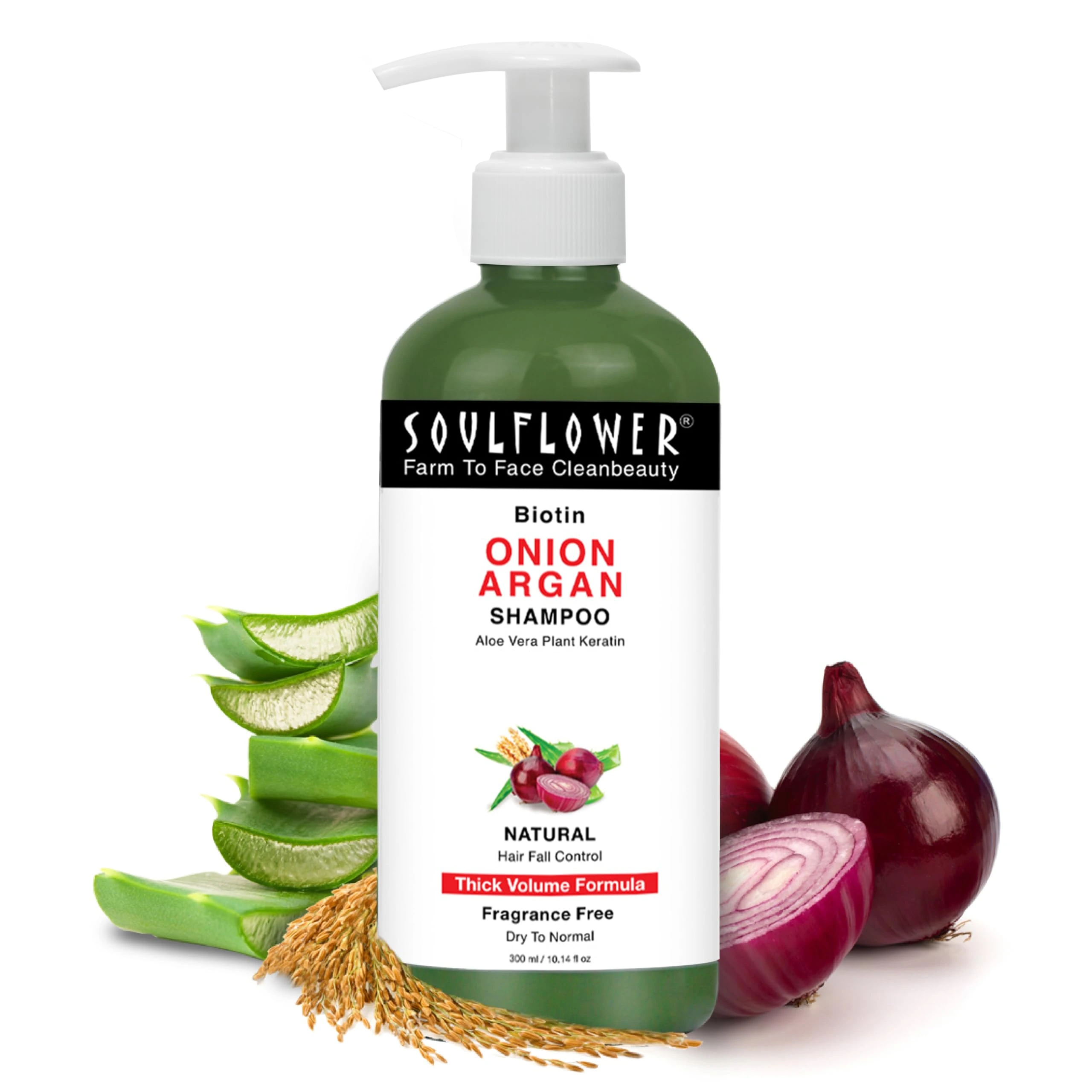 Soulflower Biotin Onion Shampoo